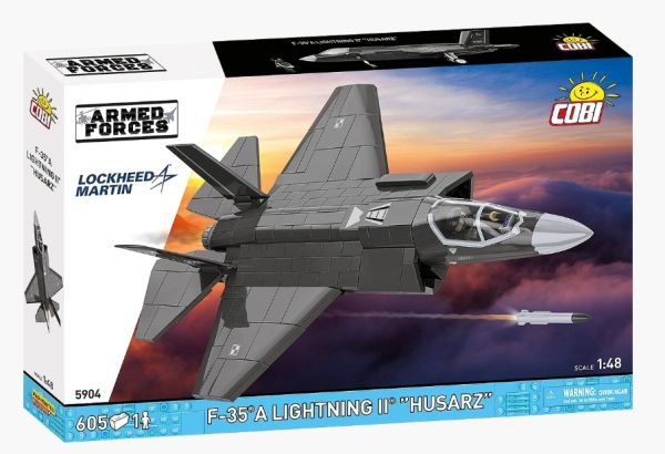 COB5904 - Caccia LOCKHEED F-35A Lightning II - Husarz - 605 pezzi - 1