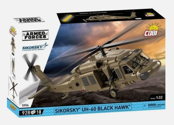 COB5906 - Elicottero SIKORSKY UH-60 Black Hawk - 928 pezzi - 1