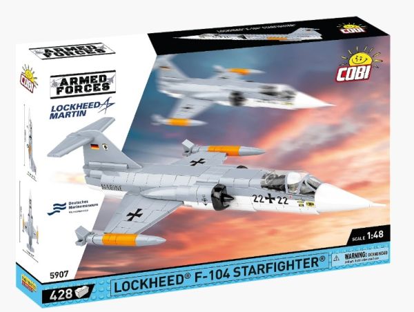COB5907 - Caccia LOCKHEED F-104 Starfighter - 428 pezzi - 1