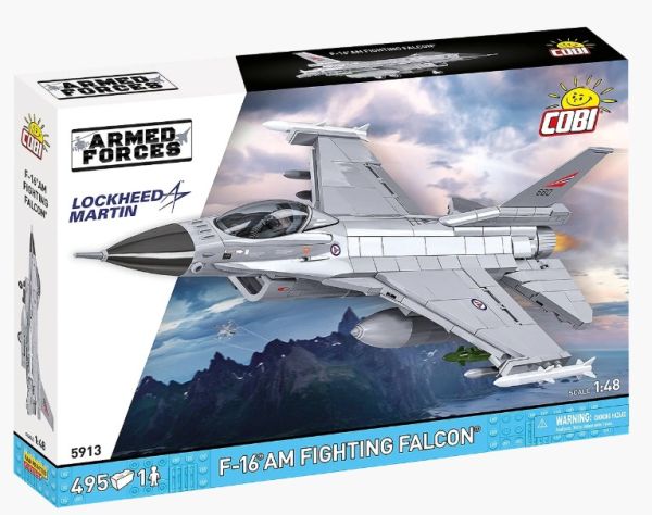 COB5913 - Caccia LOCKHEED F-16AM Fighting Falcon - 495 pezzi - 1
