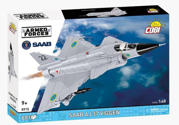 COB5915 - Caccia SAAB AJ 37 Viggen - 881 pezzi - 1