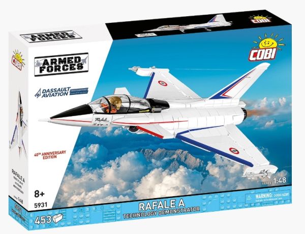 COB5931 - Caccia DASSAULT Rafale A - Dimostratore tecnologico - 453 pezzi - 1