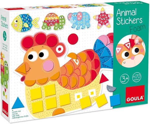 GOA53149 - Adesivi in schiuma Animali - 1