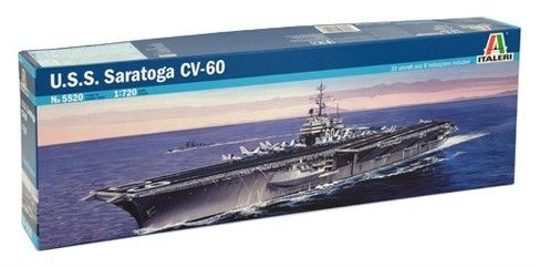 ITA5520 - Barca USS Saratoga CV-60 da verniciare - 1