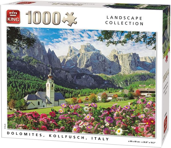 KING55940 - Puzzle 1000 Pezzi dolomiti kollfuchs in Italia - 1