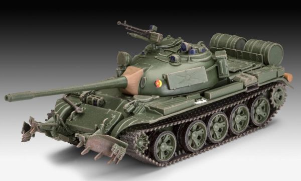 REV63328 - MODEL SET - Carro armato T-55A/AM con KMT- 6/EMT-5 Mine Plough da assemblare con vernice - 1