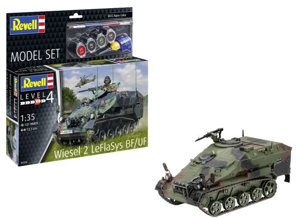 REV63336 - SET DI MODELLINI - WIESEL 2 LeFlaSys BF/UF con vernice da assemblare - 1
