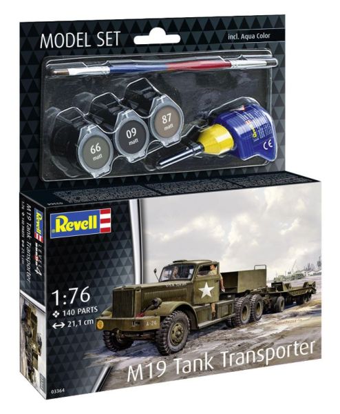 REV63364 - MODEL SET - Trasportatore di carri armati M19 da assemblare con verniciatura - 1