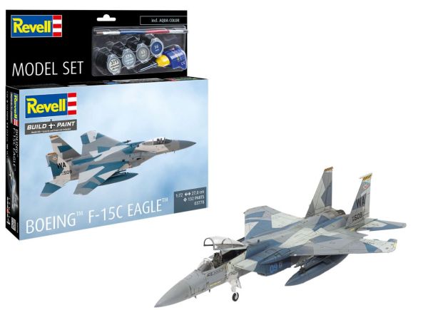 REV63778 - SET MODELLO - BOEING F-15C Eagle Kit di montaggio con vernice - 1