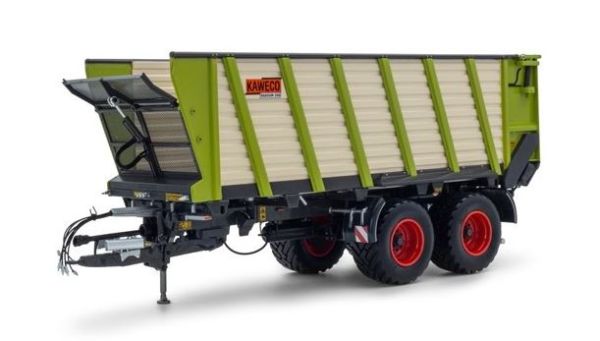 UH6656 - Rimorchio KAWECO Radium 250 verde CLAAS con rotelle - 1