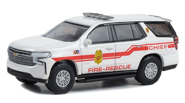 GREEN67050-F - CHEVROLET Tahoe 2021 New York Vigili del fuoco della serie FIRE & RESCUE in blister - 1