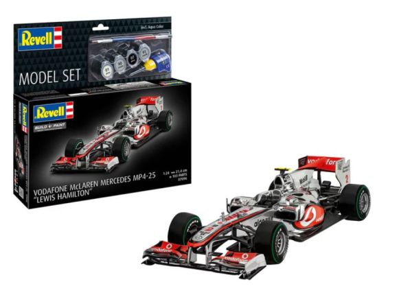 REV67096 - SET DI MODELLI - McLAREN MERCEDES MP4-25 - Lewis HAMILTON da costruire con vernice - 1