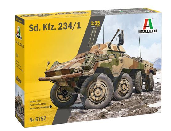 ITA6757 - Sd.Kfz. 234/1 da assemblare e verniciare - 1