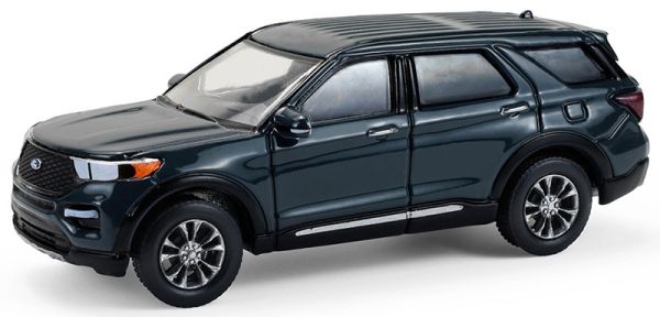 GREEN68070-D - FORD Explorer 2024 blu pietra della serie SHOWROOM FLOOR in blister - 1