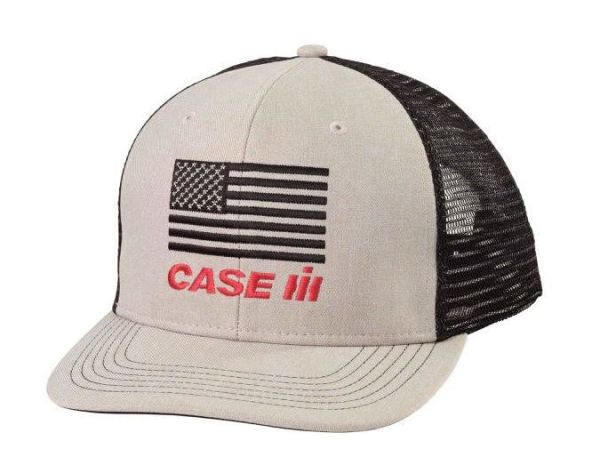 694712 - Cappuccio beige CASE IH con parte posteriore in rete nera - 1