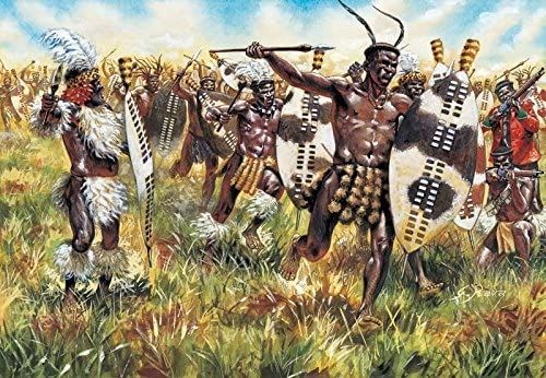ITA6051 - Guerrieri Zulu da dipingere - 1