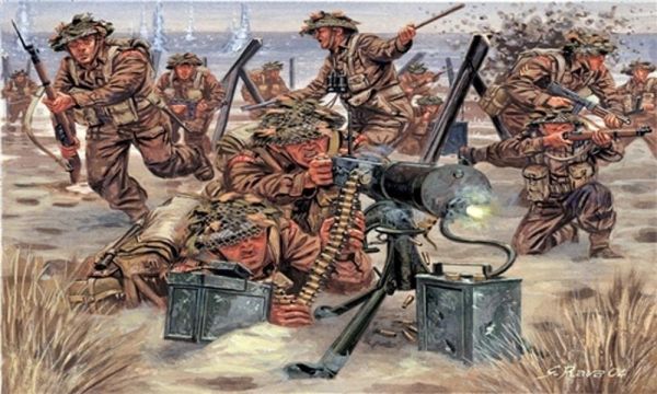 ITA6056 - Fanteria britannica giugno 1944 da dipingere - 1