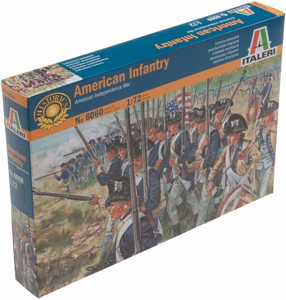 ITA6060 - Fanteria americana del 1775 per dipingere - 1
