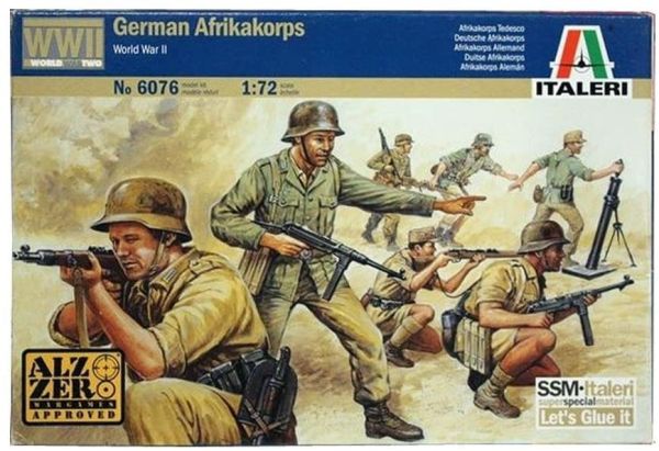 ITA6076 - Afrikakorps tedeschi della seconda guerra mondiale per dipingere - 1