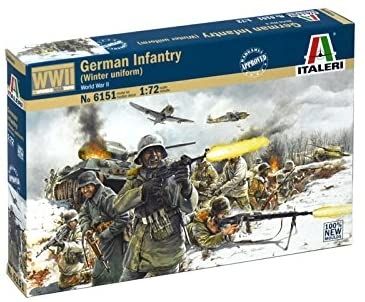 ITA6151 - Fanteria tedesca (uniforme invernale) per dipingere - 1