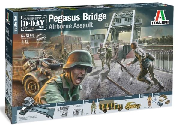 ITA6194 - Pegasus Bridge D.DAY 75th Battle Set Build & Paint - 1