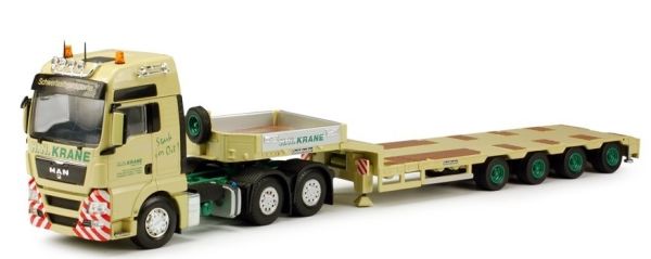 TEK63441 - MAN TGX XXL 6x4 con rimorchio a 4 assi GOLDHOFER HN Krane - 1