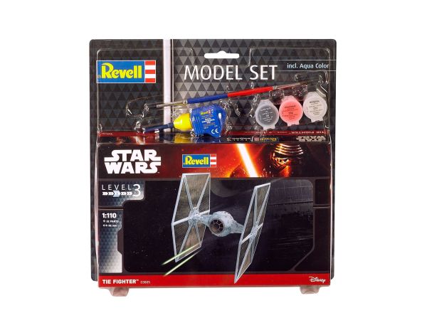REV63605 - Modellino TIE Fighter STAR WARS con dipinto da assemblare - 1