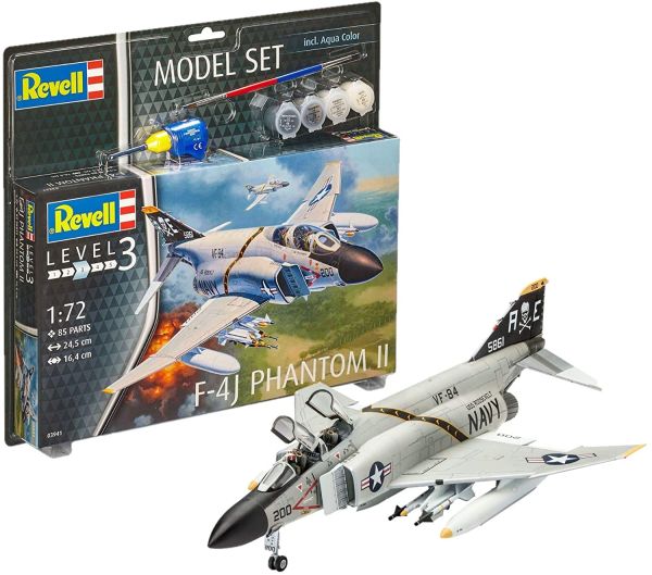 REV63941 - Modellino F-4J Phantom II con verniciatura da assemblare - 1