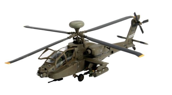 REV64046 - Elicottero AH-64D Apache con vernice costruibile - 1