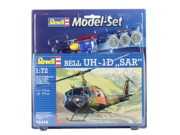 REV64444 - Set modellino Bell UH-1D SAR con verniciatura da assemblare - 1