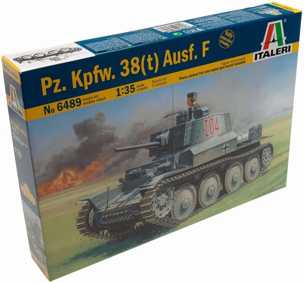 ITA6489 - Serbatoio Pz.Kpfw 38(t) Ausf. F da assemblare e dipingere - 1