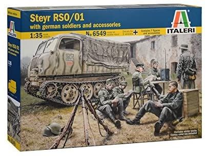 ITA6549 - Veicolo STEYR RSO/01 con soldati tedeschi da montare e verniciare - 1