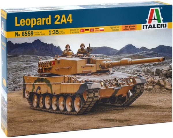 ITA6559 - Serbatoio LEOPARD 2A4 da montare e verniciare - 1