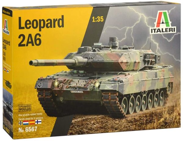 ITA6567 - Serbatoio Leopard 2A6 da montare e verniciare - 1