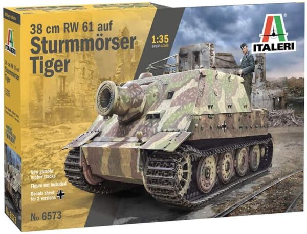 ITA6573 - Serbatoio 38 cm RW 61 auf STURMMORSER TIGER da montare e dipingere - 1