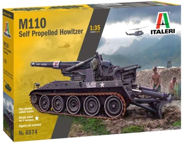 ITA6574 - Serbatoio Obice semovente M110A1 da assemblare e verniciare - 1