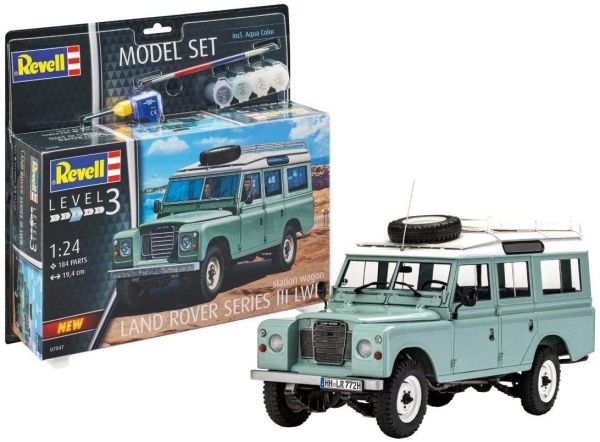 REV67047 - Set modellino LAND ROVER SERIE III con verniciatura da montare - 1
