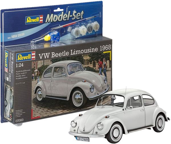 REV67083 - Modellino VOLKSWAGEN Beetle 1968 con dipinto da assemblare - 1