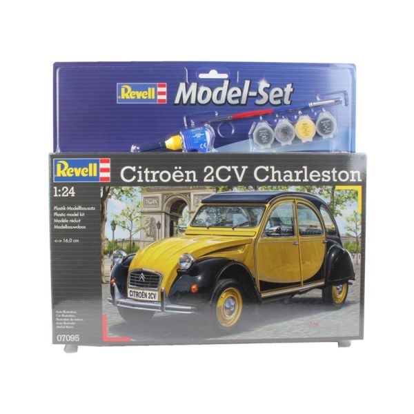 REV67095 - Modellino CITROEN 2cv con verniciatura da montare - 1
