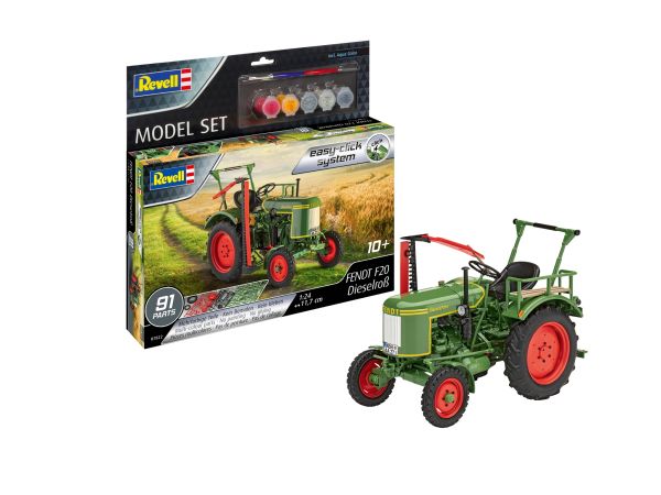 REV67822 - Set di modelli FENDT F20 Dieselross con vernice da assemblare - 1