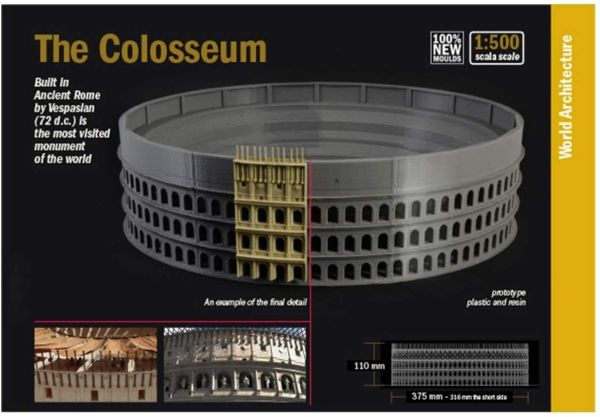 ITA68003 - World Architecture: IL COLOSSEO da assemblare e dipingere - 1