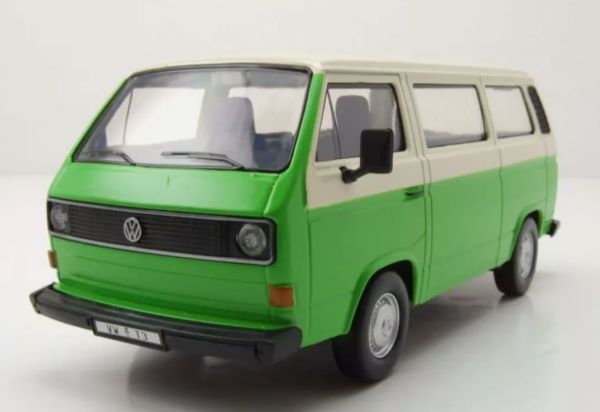 MMX79376VERT - VOLKSWAGEN Type 2 T3 furgoneta verde y beige - 1