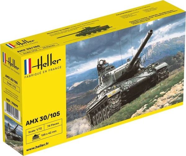 HEL79899 - Carro armato AMX 30/105 da montare e verniciare - 1