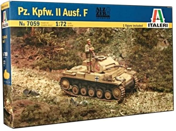 ITA7059 - Char Pz. Kpfw. II Ausf. F da assemblare e dipingere - 1