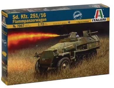 ITA7067 - Veicolo Sd.Kfz. 251/16 Flammpanzerwagen da montare e verniciare - 1