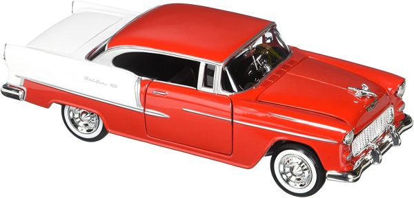 MMX73229RD - CHEVY Bel Air 1955 rosso e bianco - 1