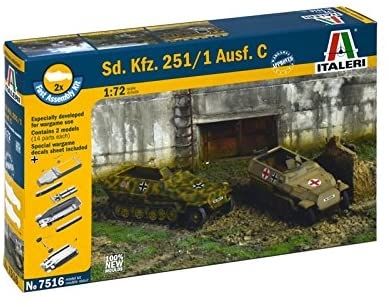 ITA7516 - Veicolo Sd.Kfz. 251/1 Ausf. Veloce da montare e verniciare - 1