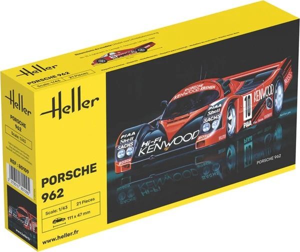 HEL80109 - PORSCHE 962 #10 da assemblare e verniciare - 1