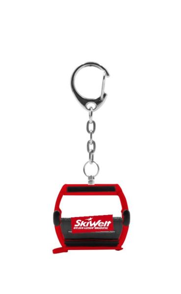 JC80127 - Portachiavi OMEGA rosso per gondola - SKIWELT - 1