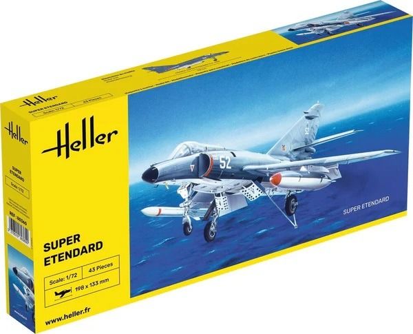 HEL80360 - Aereo da caccia Dassault Super Etendard da assemblare e dipingere - 1